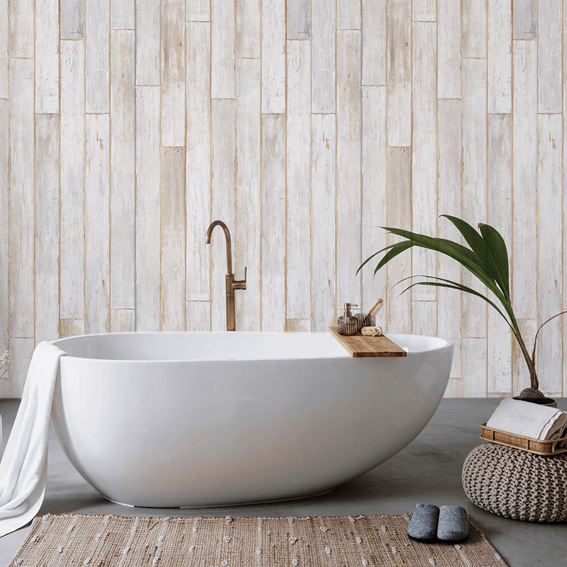 White Cabin (matt) 6mm Zest Wall Panel 500mm x 2.6m Pk3 Image